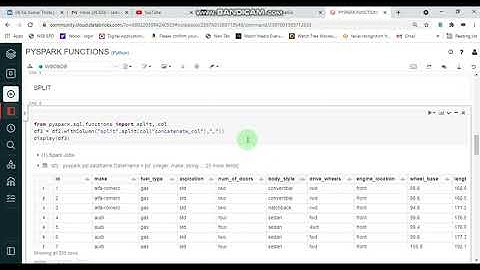 azure databricks pyspark  functions split,concat ws,substring works with json data part 4