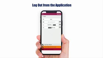 MyKi 4 Lite - Log out from the Application