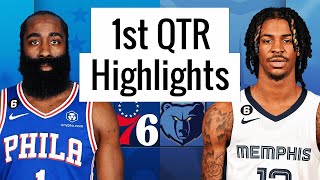 Philadelphia 76ers vs Memphis Grizzlies Full Highlights 1st QTR |Feb 23| NBA Regular Season 22-23