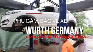Phủ gầm cao su non Wurth cho ô tô tại Auto365