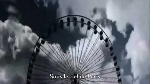 Yves Montand - Sous Le Ciel De Paris  (with lyrics)