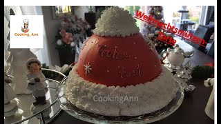 Weihnachtsmütze | Torte | Cake | Christmas Cake | Tutorial