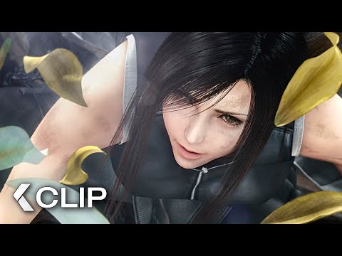 Tifa Destroys Loz Inside the Ruined Church - FINAL FANTASY VII: Advent Children Clip
