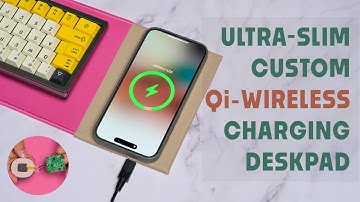 Extend your Desk Pads with a DIY Qi Wireless Charging | Minimalist Custom Wireless Charging Pad