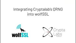 Integrating Crypta Labs' QRNG into wolfSSL
