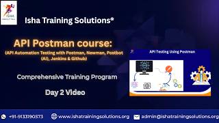 API Automation Testing Day2 Video on 19th March 2026. Call/WhatsApp us on +91-9133190573 to enroll