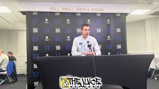 Jon Scheyer Post Game Press Conference: Duke vs California 2/12