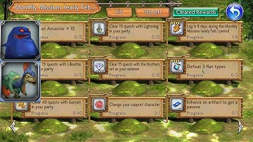 DFFOO GL Chocobo Panel Early February - Ancestor & Flan Location