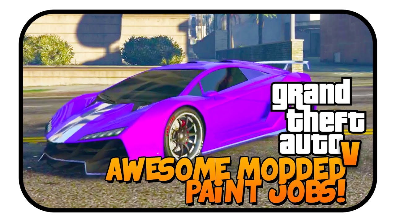 GTA 5 Online Paint Jobs "AWESOME NEW PAINT JOBS" "VIBRANT PAINT JOBS