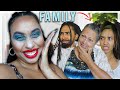 I Did My Makeup Horribly To See How My Family Would React |NATALIE ODELL