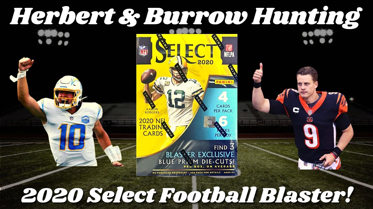 Herbert & Burrow Hunting! Opening TWO 2020 Select Football Tri-Color Blaster Boxes