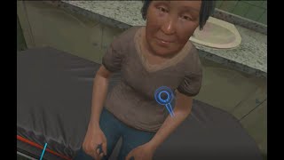 A Doctor and Nurse do a Virtual Reality Medical Assessment LIVE