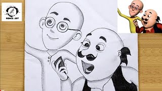 Learn How to Draw Motu from Motu Patlu (Motu Patlu) Step by Step : Drawing  Tutorials