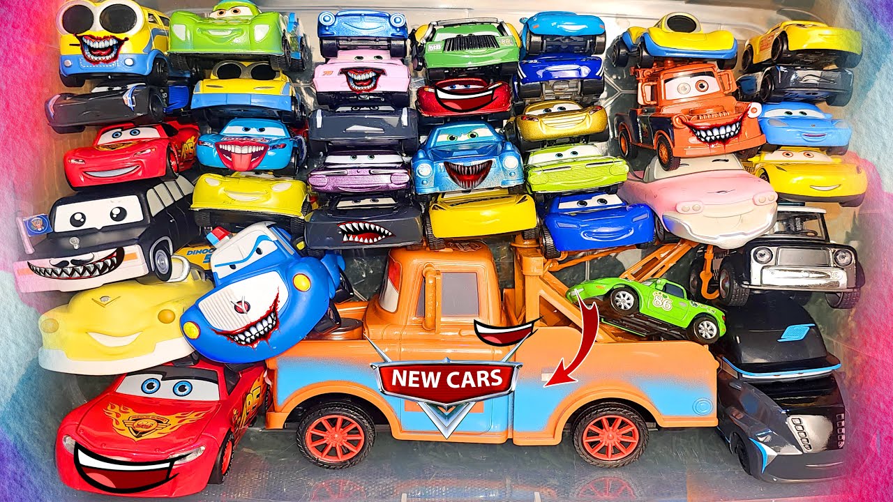Disney Pixar Cars Unboxing Review | Lightning McQueen, Tow Mater, Doc Hudson, Sally Carrera, Cruz