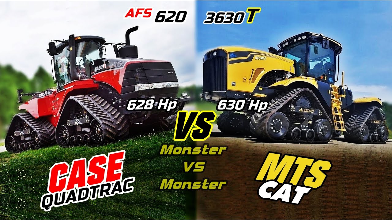 Case AFS 620 QT VS MTS 3630T 630 Hp Level comparison [Largest QT VS