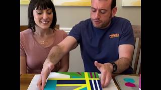 Hard Edge Painting! Get Creative With A Fun Art Project to Do at home