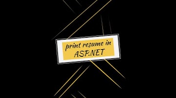 ASP.NET TextBox to Resume in One Click! 🤯