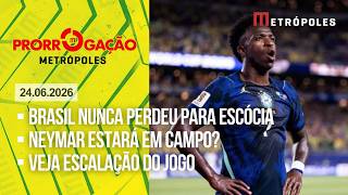 ÍNTEGRA: Brasil e Escócia se enfrentam pela Copa do Mundo; veja escalação