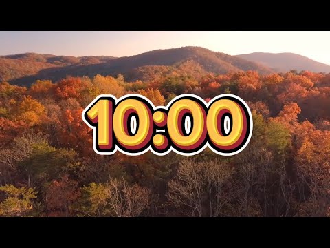 10 Minute Timer With Calm, Fun, Autumn Music