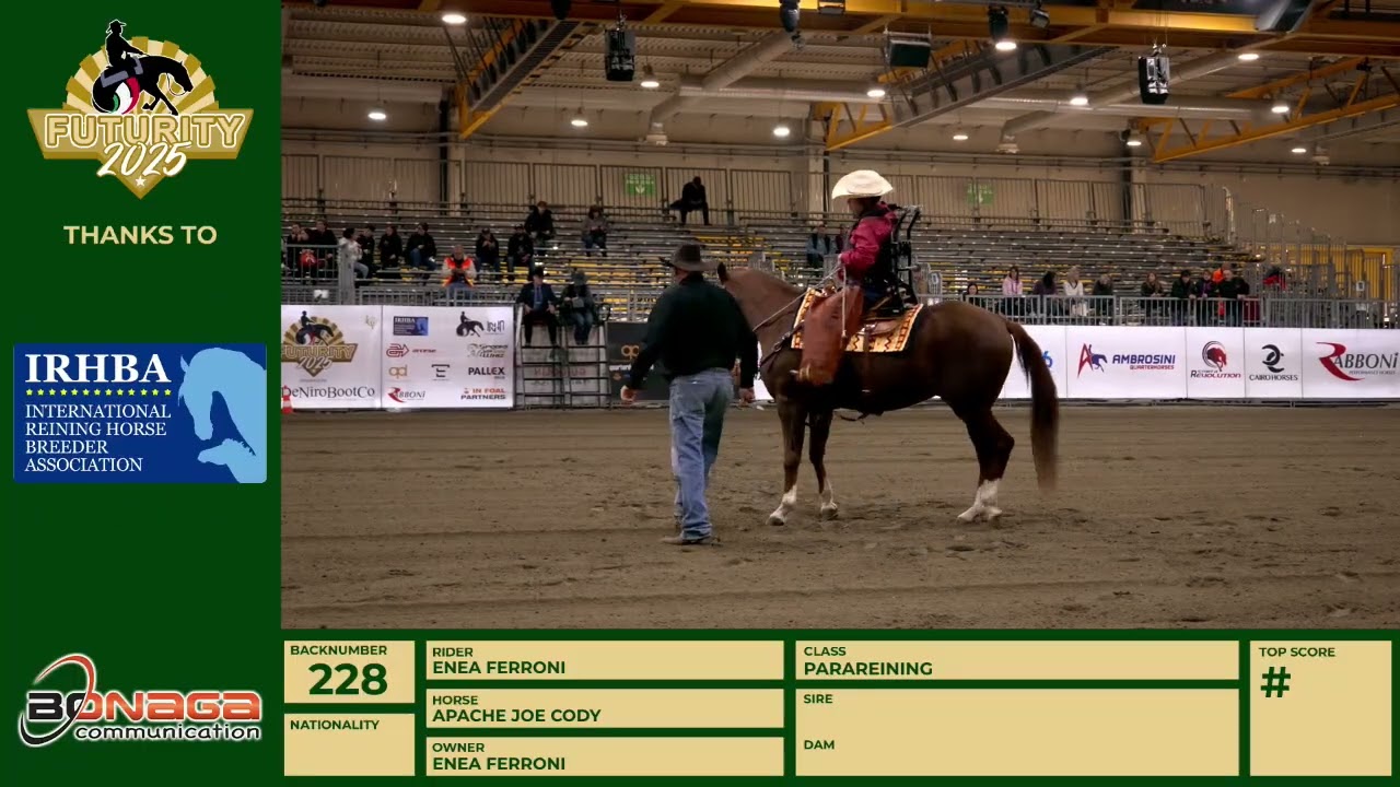 Futurity 2025 - ENEA FERRONI & APACHE JOE CODY score 206,5