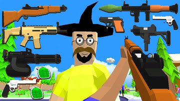 All POWERFUL Weapons in Dude Theft Wars Full Unlocked Android Gameplay Walkthrough Part 210