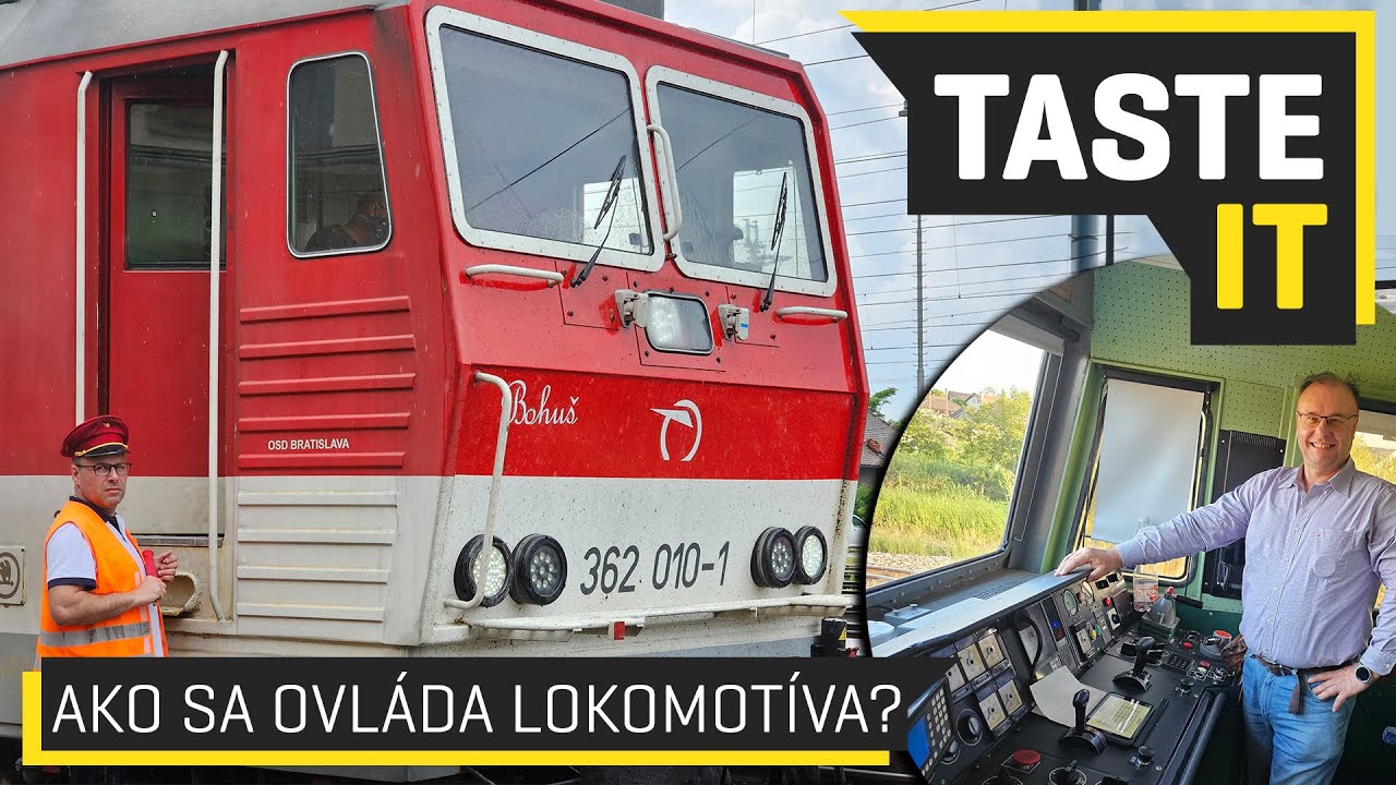 Práca rušňovodiča rýchliku na južnej trati a pohľad z kabíny lokomotívy