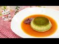 Matcha Caramel Pudding (No Bake) Recipe | Asian Recipes