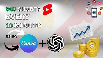 Create 500 Reels & Shorts In 10 mins Using Chat GPT & Canva. #bulkcreate