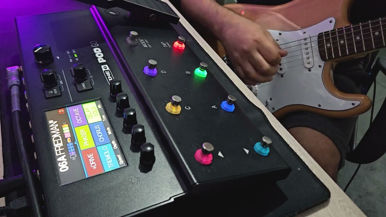 Line 6 POD GO PATCHES (Worship, Distortion, Overdrive, Octave, Ambience)