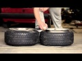 How to stretch a tire... and how you don't.