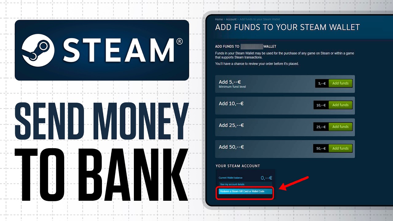 How To Transfer Money From Steam Wallet to Bank Account (2026) - YouTube
