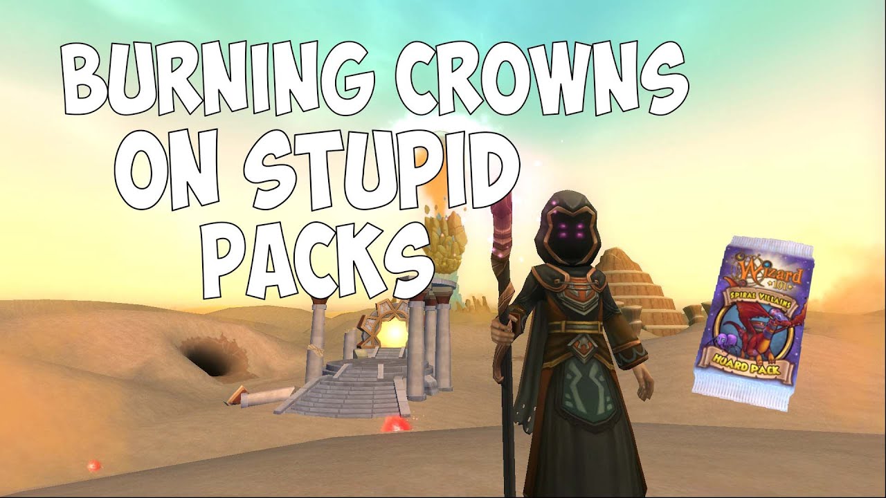 Wizard101: Opening 15k Crowns worth of Spiral Villain Hoard Pack