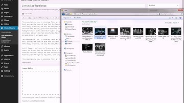 JamSession Music Band Wordpress Theme - Add New Photo Album