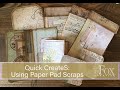 Quick Creates: Using Paper pad scraps