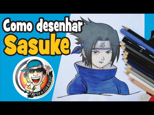 SASUKE VS NARUTO - SPEED DRAWING #ArteECiaBrasil 