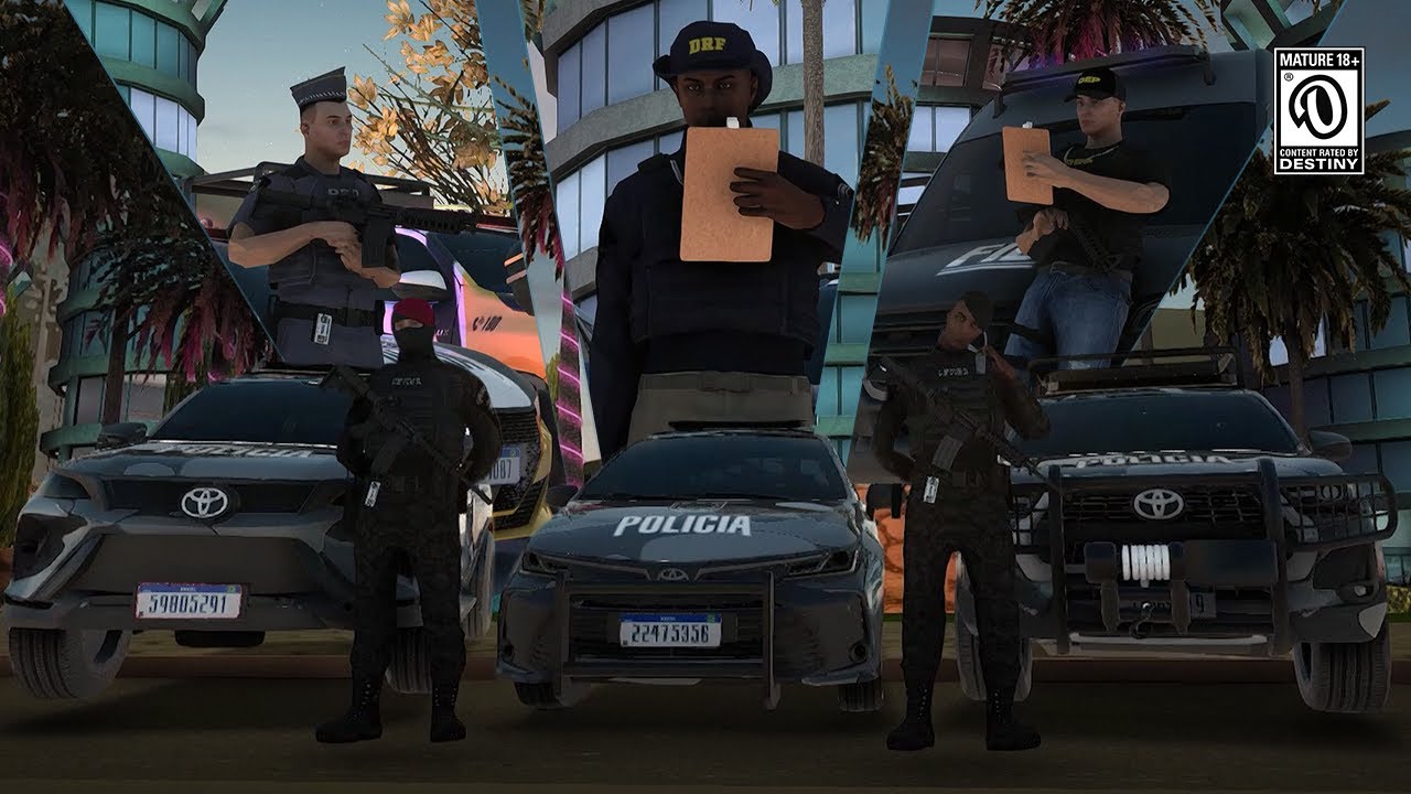 MTA:SA NOVA POLÍCIA / DESTINY ROLEPLAY