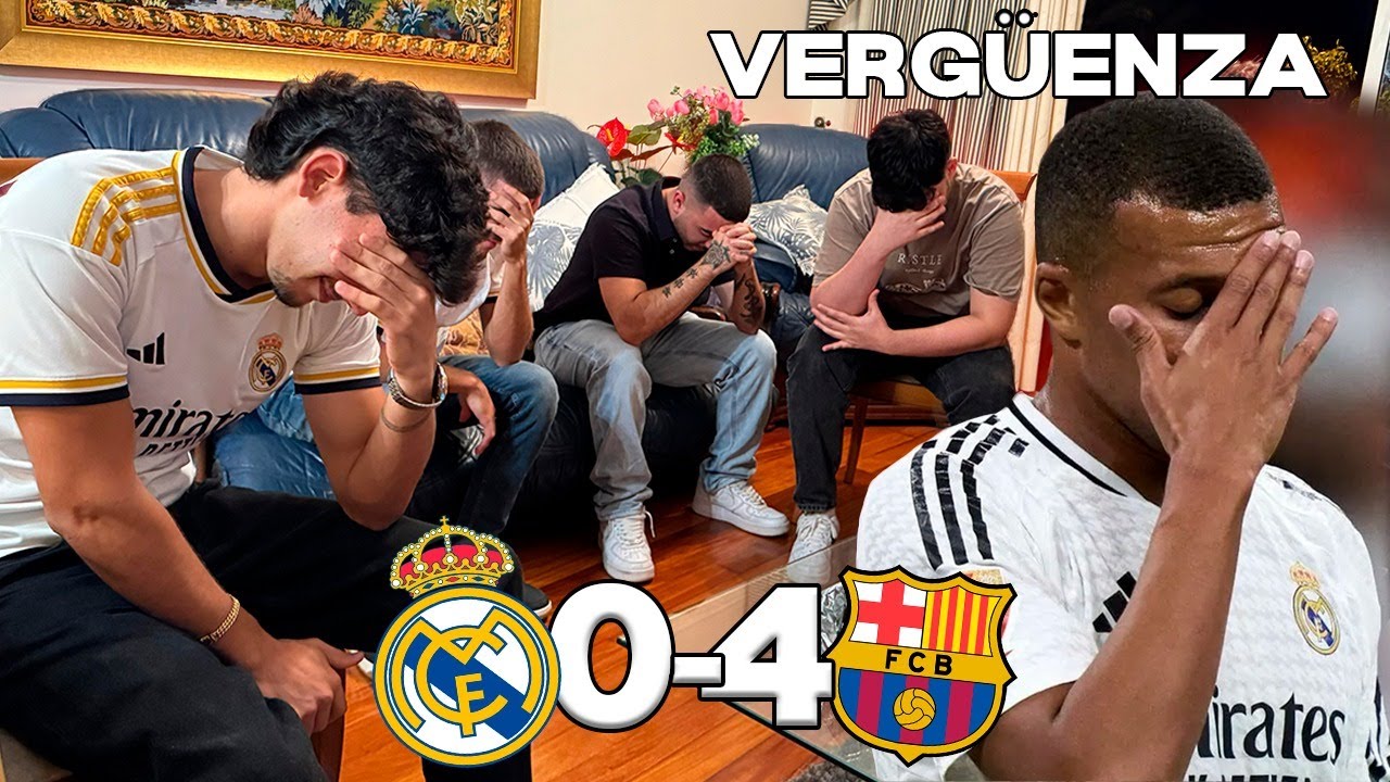 REACCIONANDO AL CLÁSICO REAL MADRID 0-4 BARCELONA | VERGÜENZA EN EL BERNABÉU