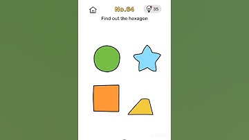 brain out game chapter level 64 | find out the hexagon