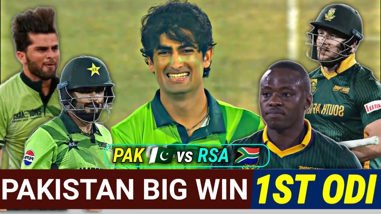 Pakistan vs South Africa 1st ODI Match full Summary | Pak vs south ...