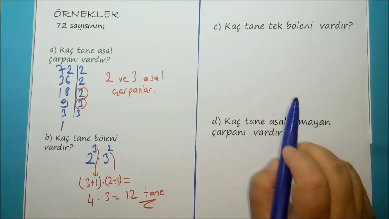 ÇARPANLAR VE KATLAR SORU ÇÖZÜMÜ 8.SINIF TEOG 1 - YouTube