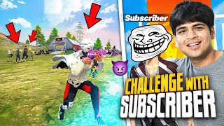 Completing Challenge With Subscribers 9/75 😍 -Garena Free Fire