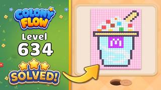 Colony Flow! - Level 634 Walkthrough 🧩 | Solution & Gameplay (ABI GAMES) 🐜