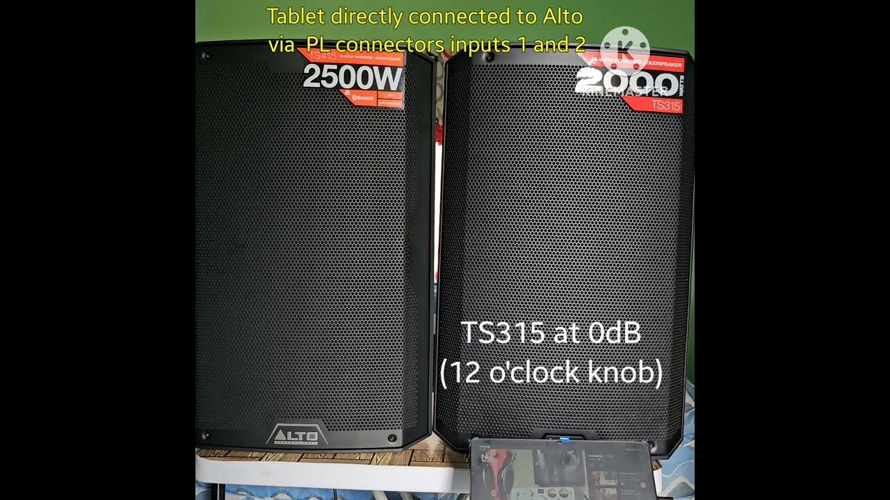 Alto TS315 vs Alto TS415 Sound Test 1 YouTube