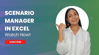 Scenario Manager In Excel Microsoft Excel For Beginners Meritshot Tutorials