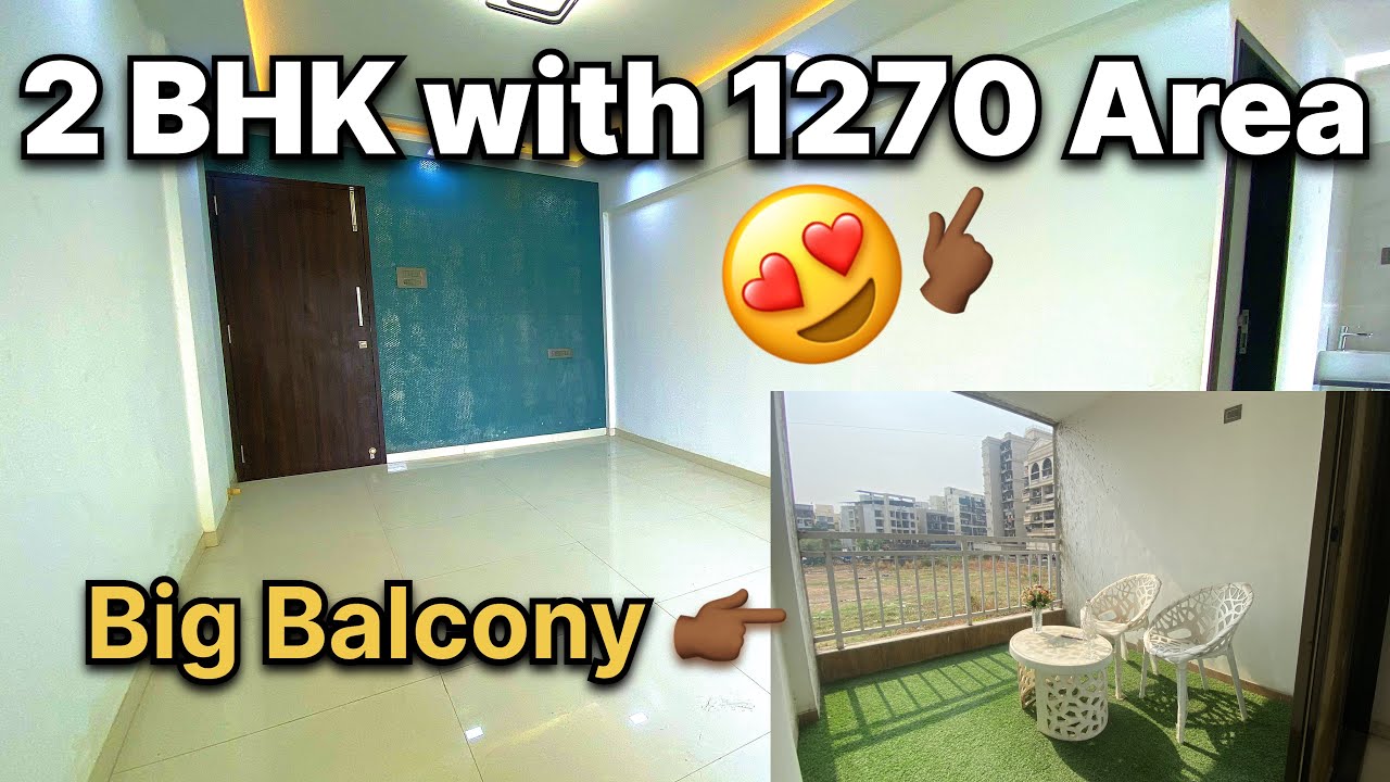 Unseen 2 bhk flat in ulwe with big balcony -1270 area for Sale