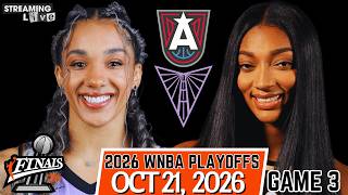 (LIVE) Angel Reese vs Gabby Williams | Golden State Valkyries vs Atlanta Dream Game 3 WNBA Finals