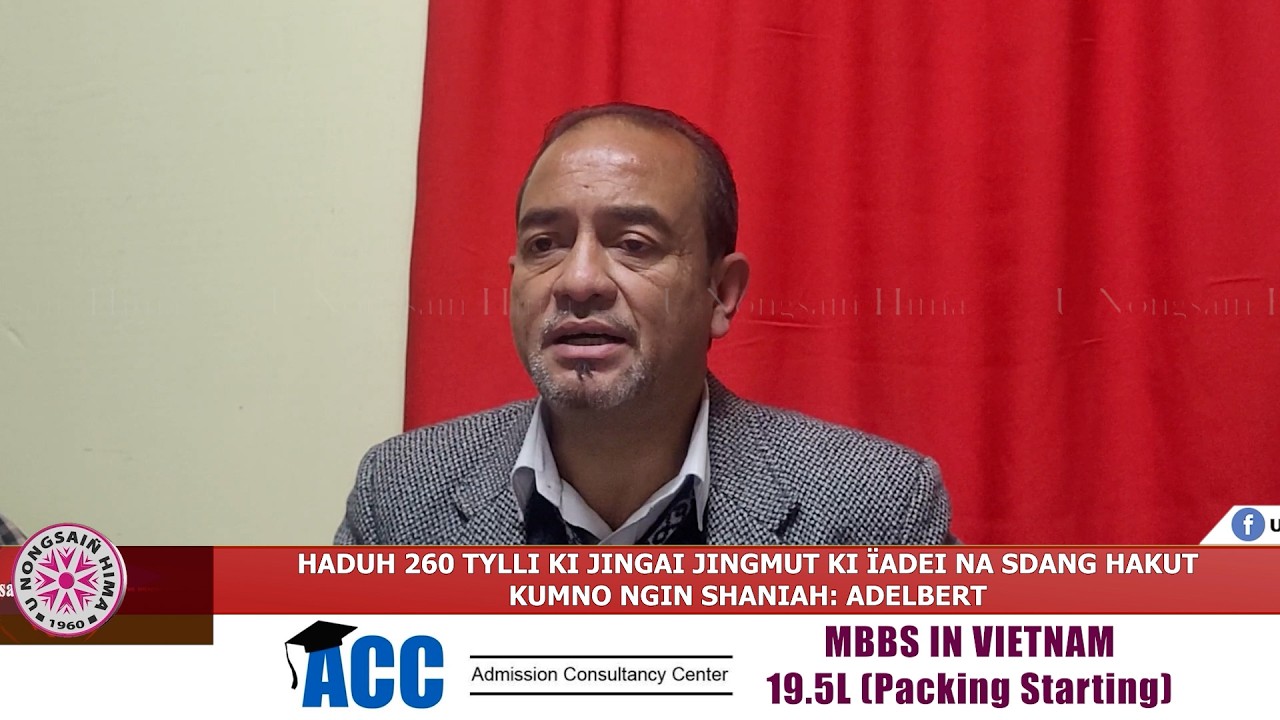 HADUH 260 TYLLI KI JINGAI JINGMUT KI ÏADEI NA SDANG HAKUT, KUMNO NGIN SHANIAH: ADELBERT