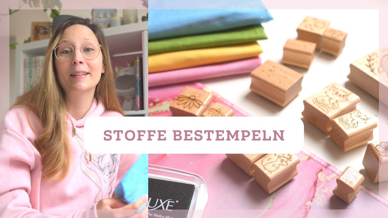 Kreative DIY-Ideen: Stoffe bestempeln & Täschchen nähen