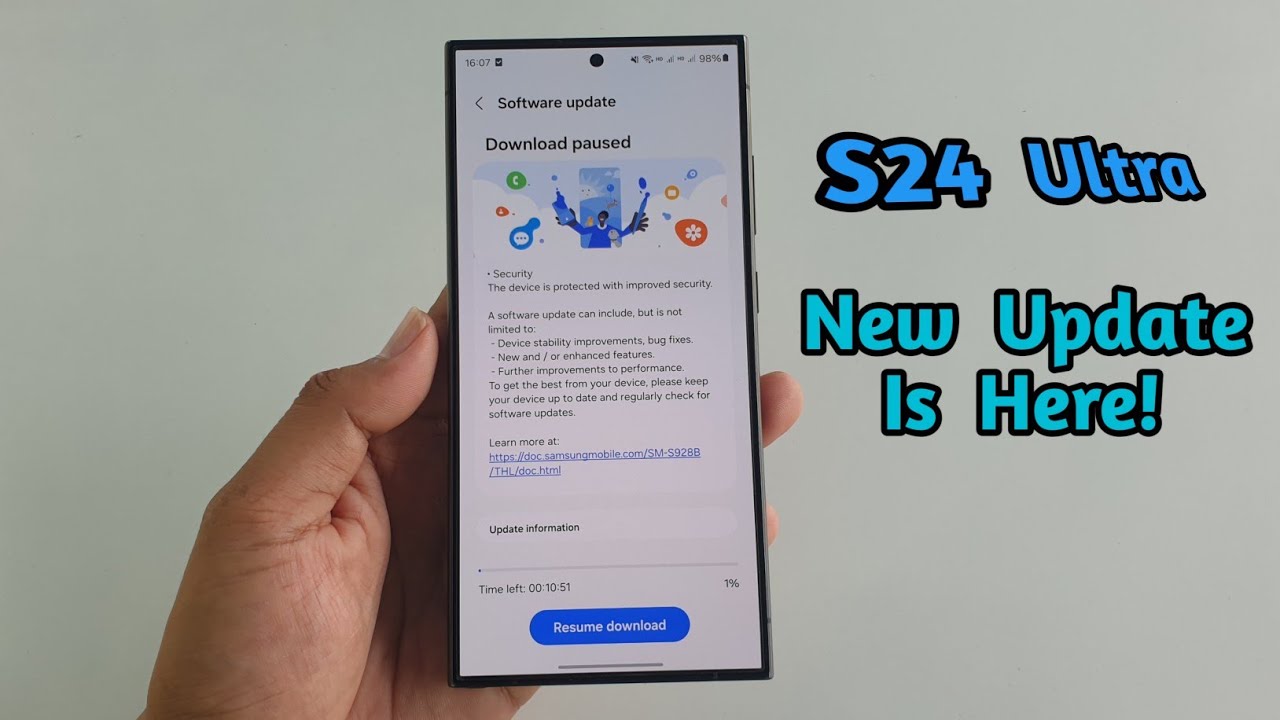 Galaxy S24 Ultra New Software Update Is Here! - YouTube