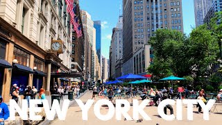 Walking Tour NYC | Midtown Manhattan Spring Walk | Bryant Park | Herald Square | Times Square【4K】